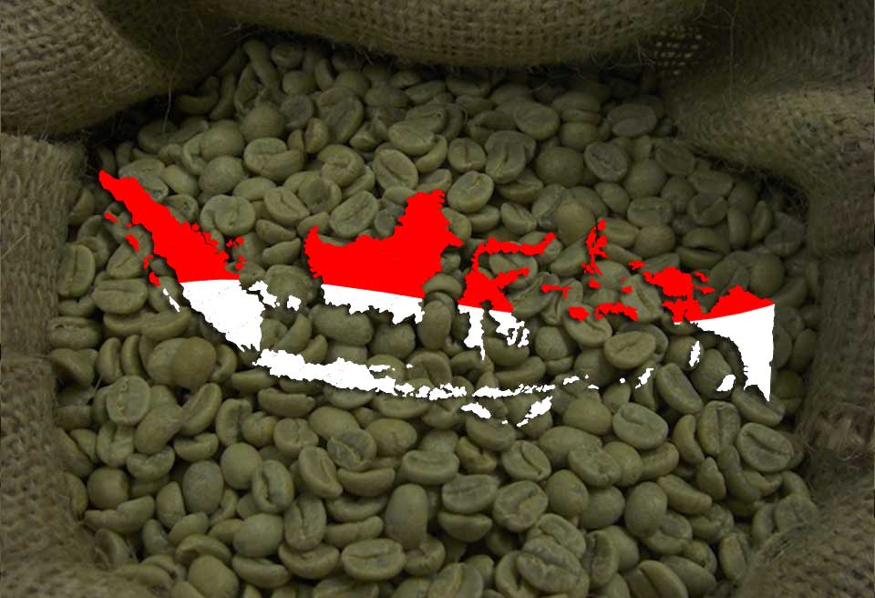 Image of Indonesian green beans coffee