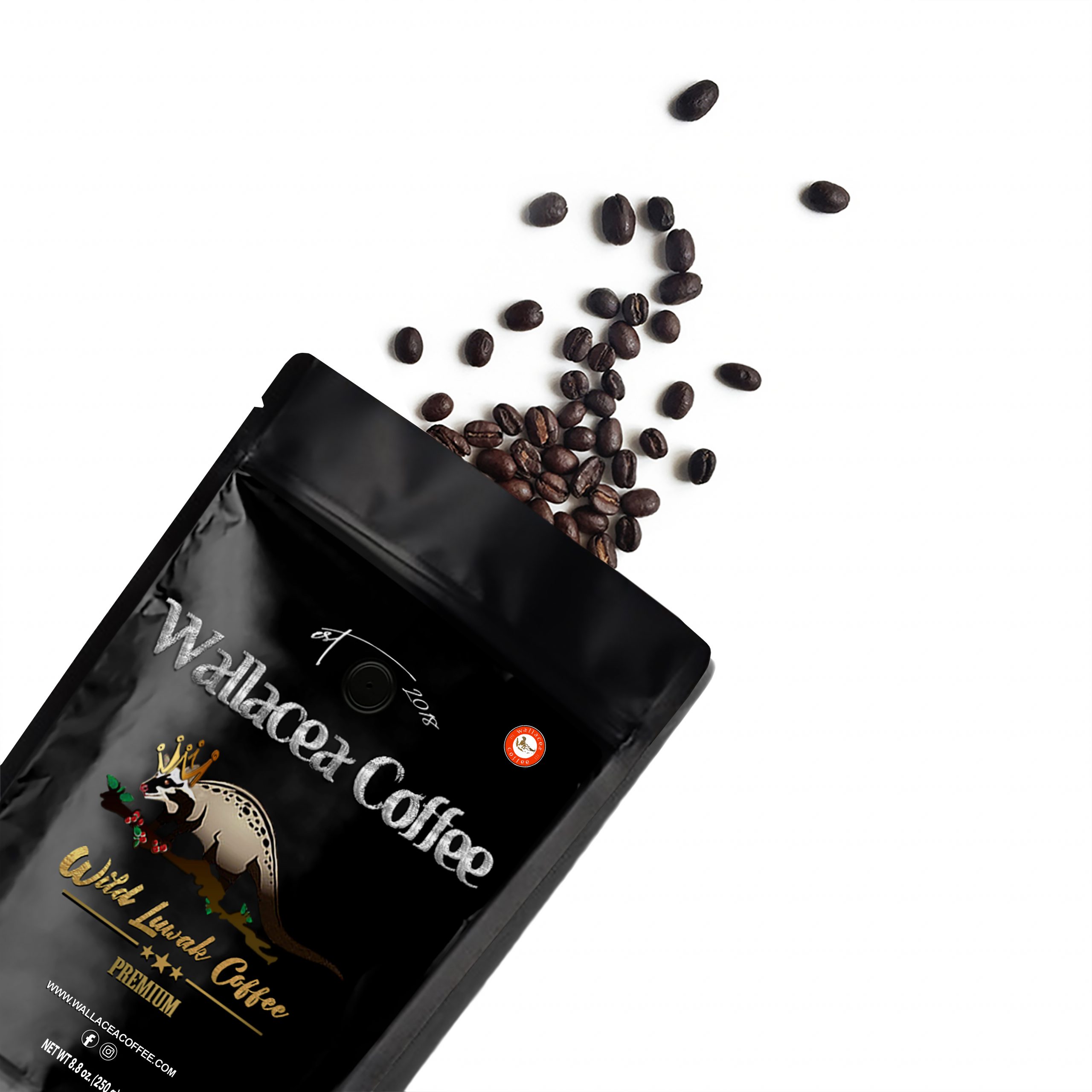Java Wild Luwak Robusta Coffe Original 250 grams